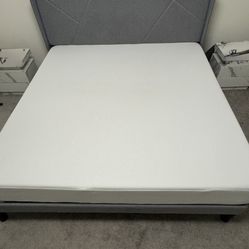 King Size Bed Frame With Mattress 
