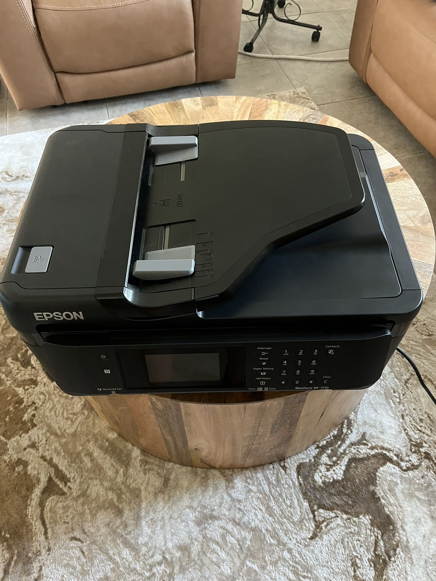 EPSON WorkForce WF-7710 Wide-format Color Inkjet Printer, Copier, Scanner, & Fax