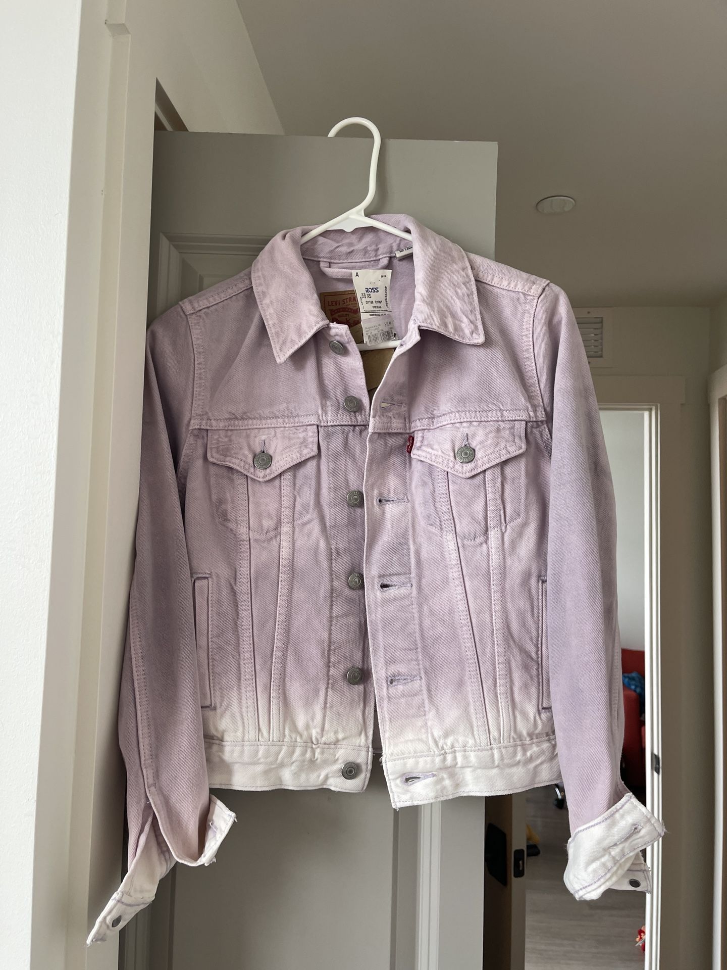 Levis Jean Jacket XS Purple