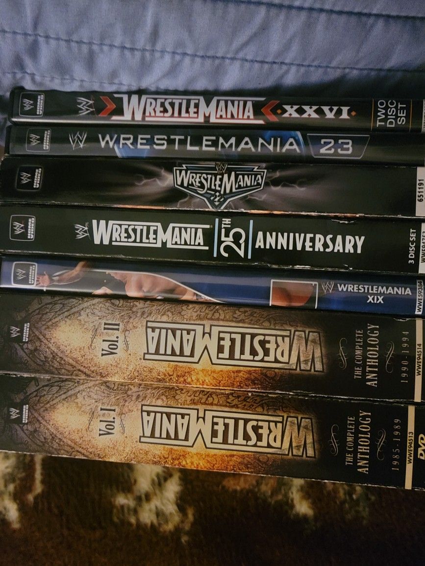 Wrestlemania DVDs