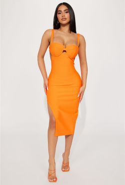 Bodycon Dress - Orange