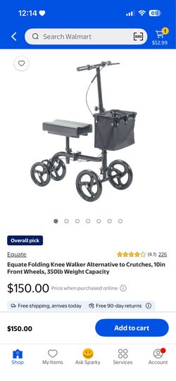 Knee scooter
