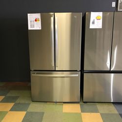 GE French Door Refrigerator Stainless Steel With Internal Water Dispenser