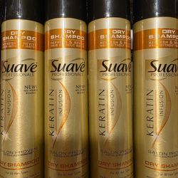All 4 for $8 Suave Keratin Dry Shampoo 4.3 oz. Pick up in Garland 75042 by appointment