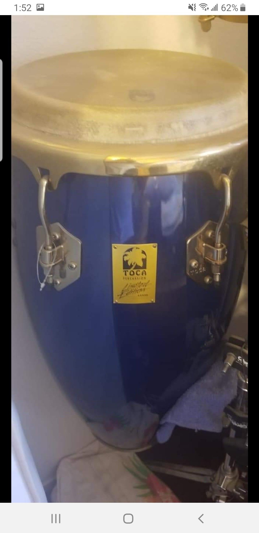 TOCA Percussion Limited Edition Kaman blue for Sale in Bakersfield