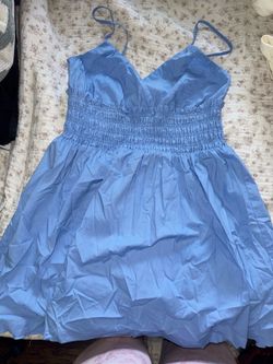 Blue hollister mini dress