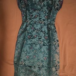 Korean Silk Dress