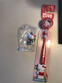 Hello Kitty Charm and Toothbrush Set