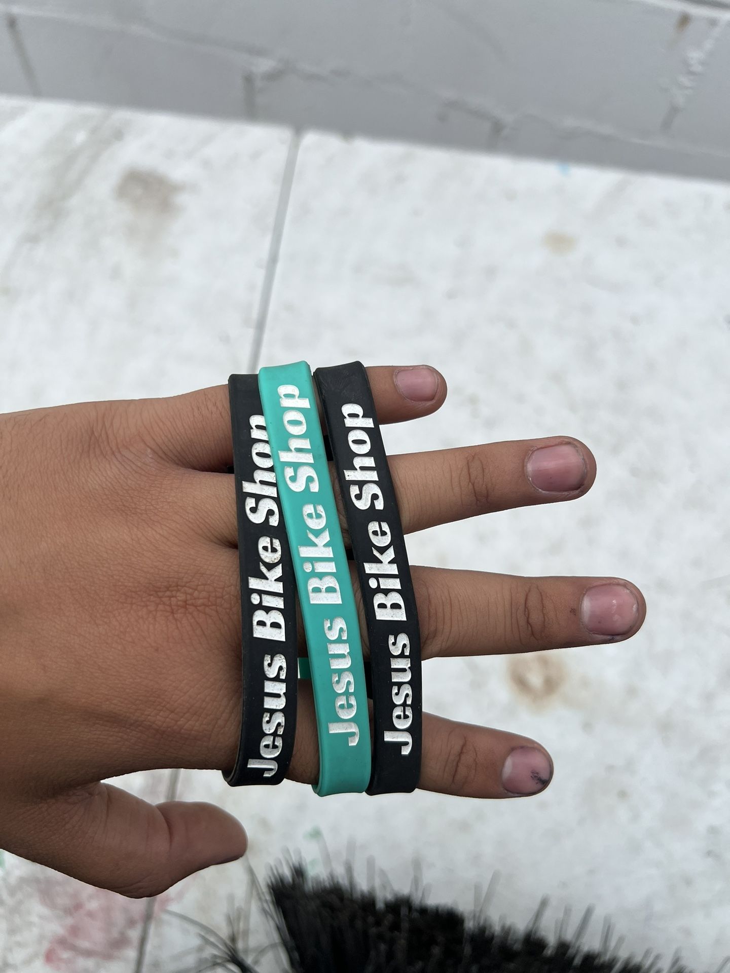 jesus bike shop rubber bands