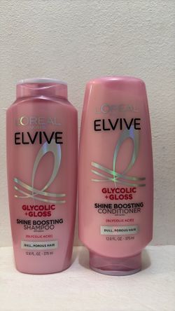 L’Oréal Elvive Glycolic + Gloss Shine Boosting Shampoo and Conditioner Set