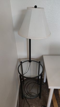 Night Stand with Lamp