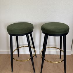 Bar Stools 26 Inch (black, Green)