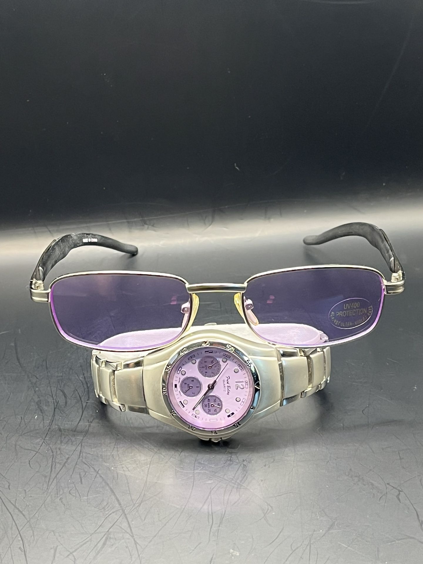 Fred Belay Quartz Watch With Matching Sunglasses