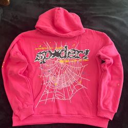 Sp5der Hoodie V2 Pink Hoodie 