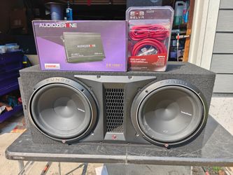 Rockford 12" complete bass package