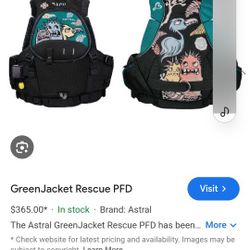 Green Jacket Rescue Life Vest
