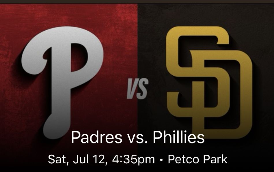 2 Padres vs Phillies tickets