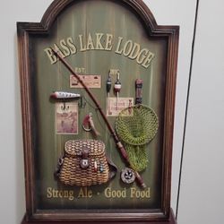 Bass Lake Lodge Shadow Box Artwork Really Cool! Located In Reedley 