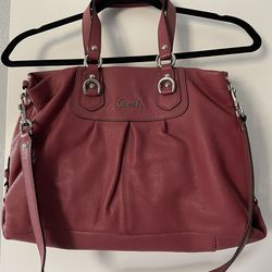 Pink Coach Purse