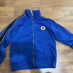 Converse All Star Cobalt Blue Track Jacket Size 5-6 years