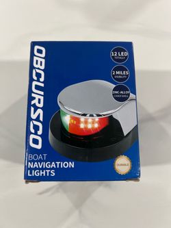 Boat Navigation Lights Red and Green LED Marine Navigation Light Boat Bow Light