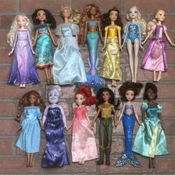 Disney Princess Doll Lot 