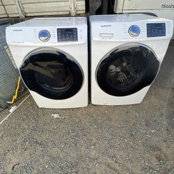 Samsung washer and gas dryer set, side by side or stackaked. On sale ✅$599✅ plus free shipping 