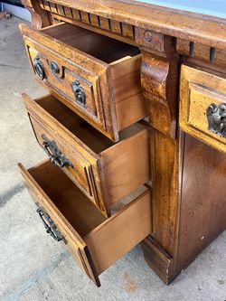 Antique Wood Writing Desk