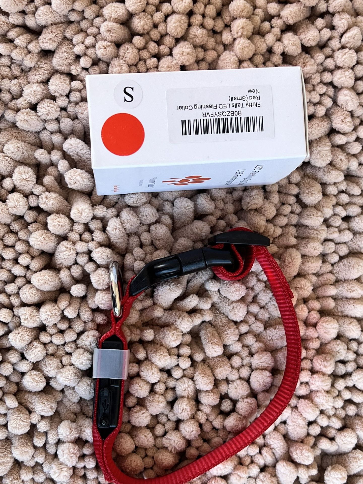 LED Flashing Dog Collar USB Rechargeable