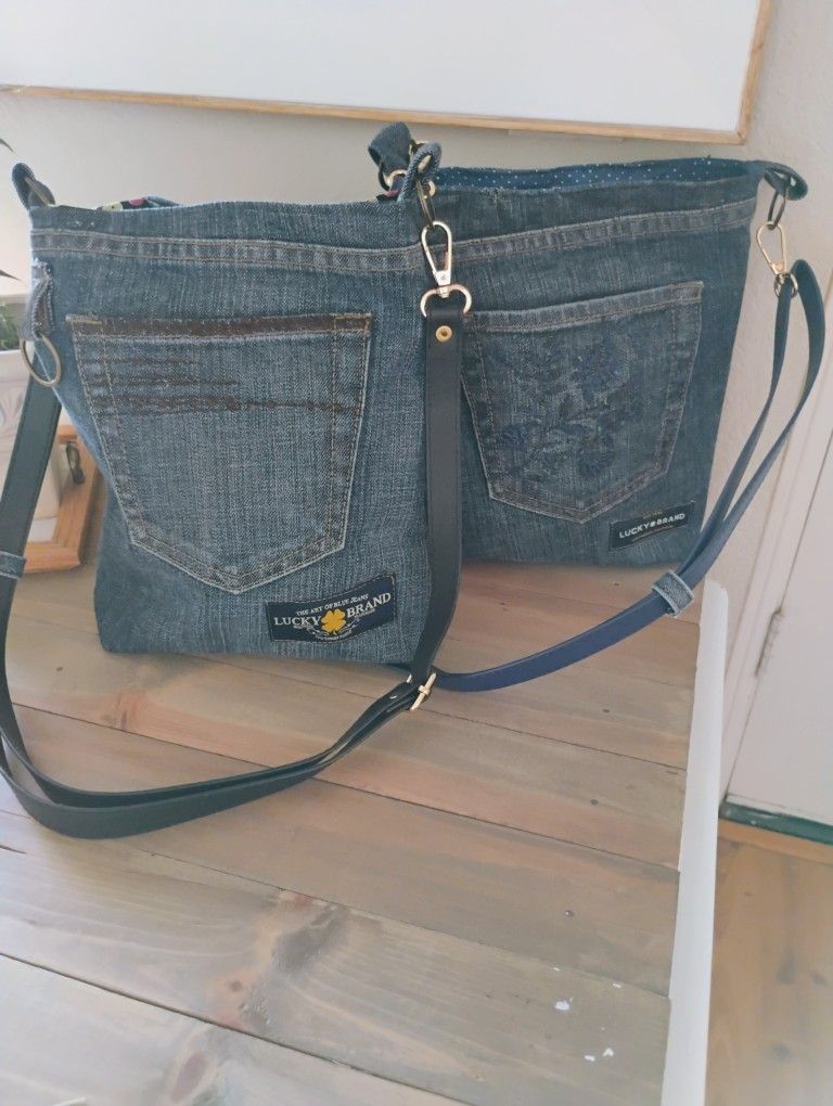 Denim Handbags Crossbody Bags