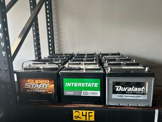 New and rebuilt and used car Batterys