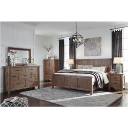 Rustic California King Bedroom Set + Adjustable Base – $1,650 (Originally $8K+, Veteran-Owned)
