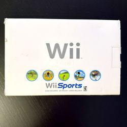 Nintendo Wii Video Game Console Bundle Complete In Box With WII Sports 