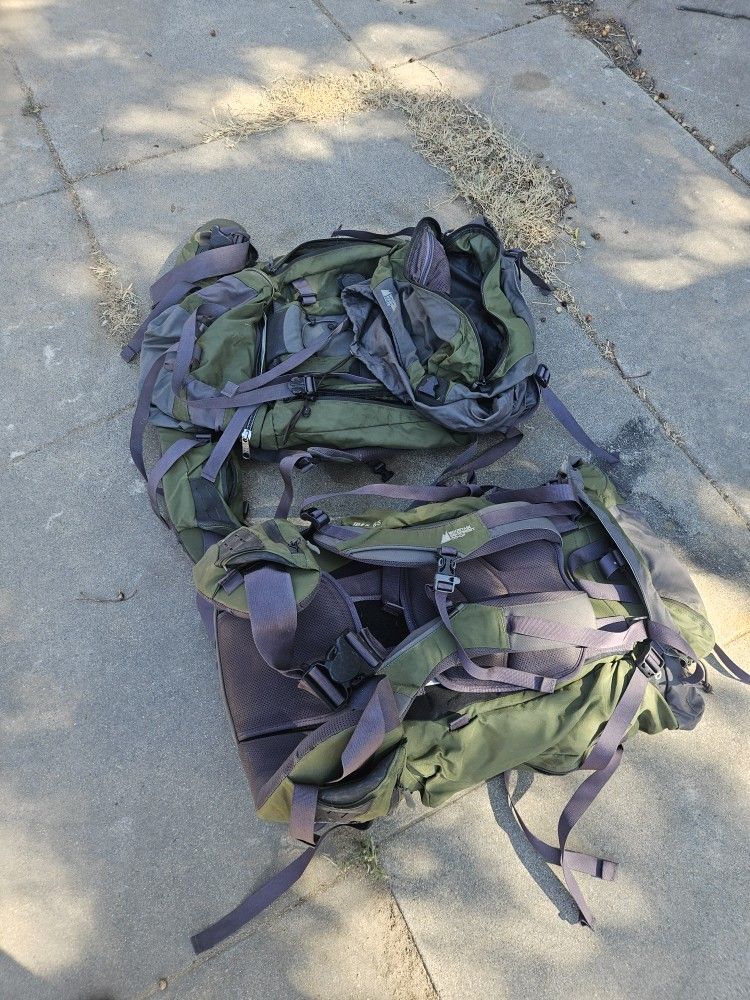 Two Hiking  Backpacks