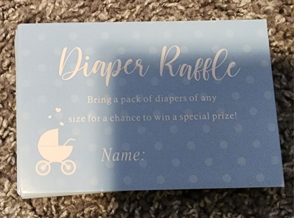 Diaper Raffle 