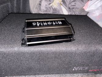 Amp and subwoofer