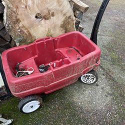 Little Red Flyer 2 Seat Cart