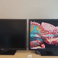 2 Dell 30 Inch Monitors