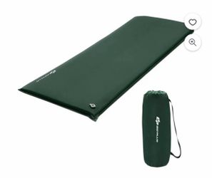 Portable & Lightweight Folding Foam Sleeping Cot for Camping Green