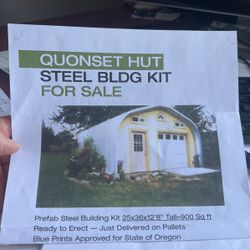 Quonset Hut  Steel Building Kit