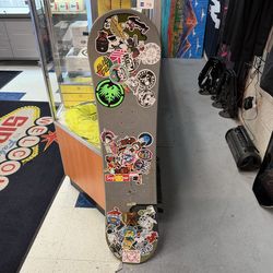 Rossignol 100 kids snowboard certified warranty located at Sin city snowboards