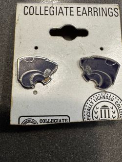 Kansas State Wildcats Collegiate Earrings