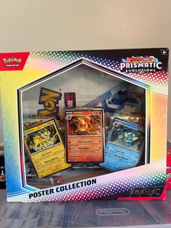 🔥 Pokémon TCG: Scarlet & Violet—Prismatic Evolutions Poster Collection