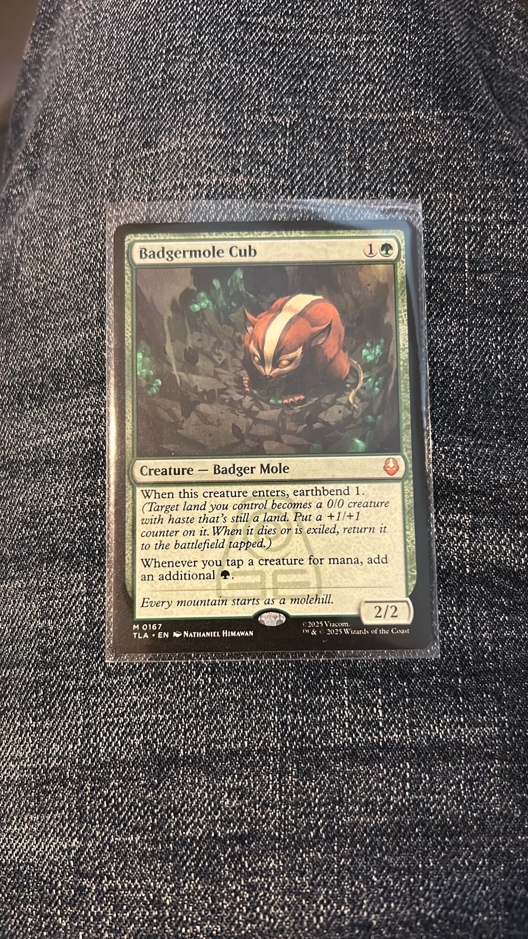 Badgermole Cub Magic The Gathering Card