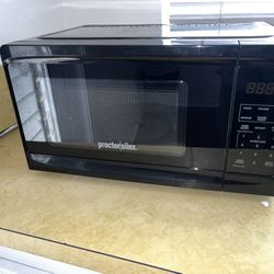 Black Mini Microwave Portable 
