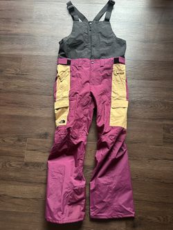 New NWT Mens The North Face Freedom Waterproof Shell Ski Bibs Pants, size M