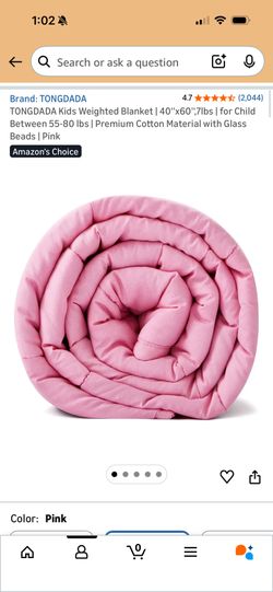 Pink children’s weighted blanket. Pickup Happy Valley/67th Ave