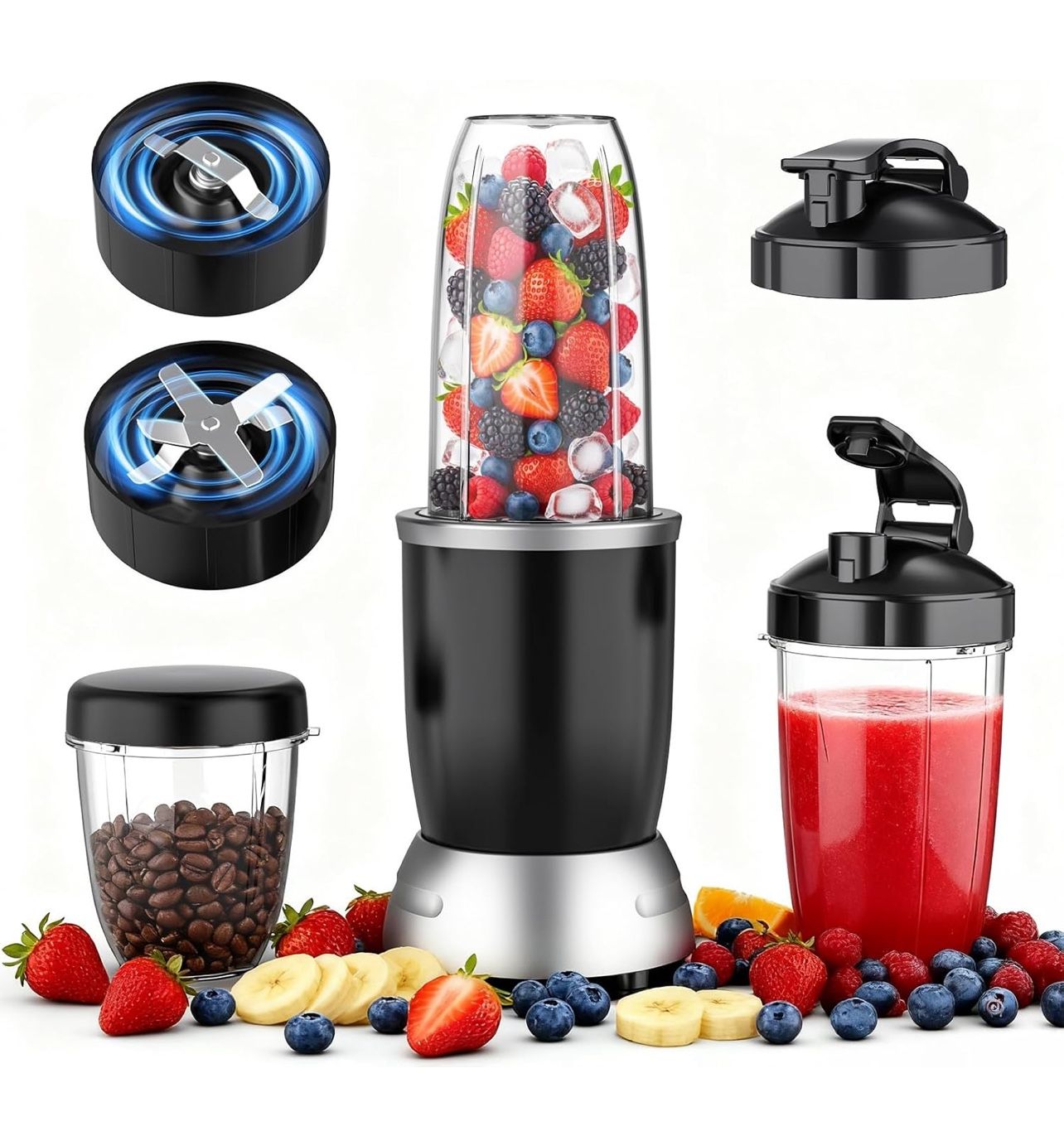 Smoothie Blender Maker 25000RPM Personal Blender for Shakes and Smoothies