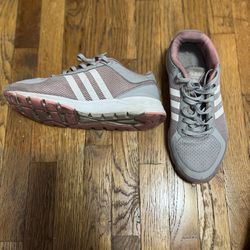 Grey/Pink Adidas Shoes Size 9 