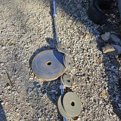 Weight Set And Bar